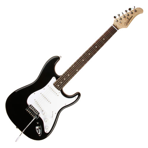 Silvertone SS15 black electric guitar