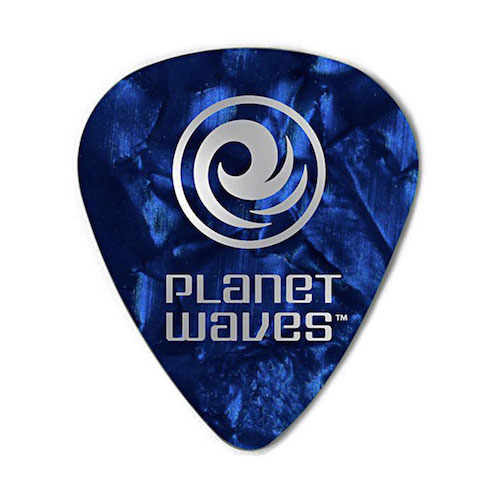 Planet waves Pearl Celluloid Standard Shape  Light Guage Pick   1CAP2