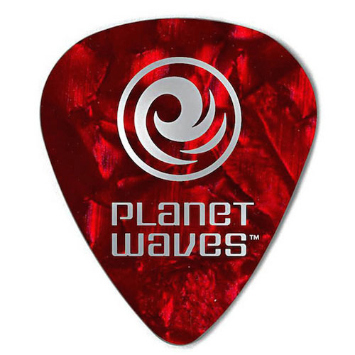 Planet Waves Pearl Celluloid Standard Shape  Heavy Guage Pick  1CAP6